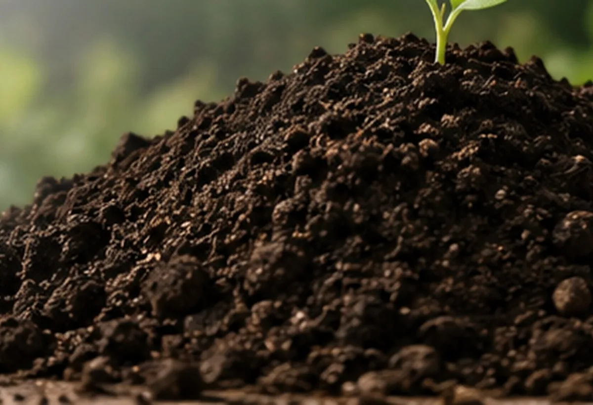 Organic fertilizer and soil product presentation