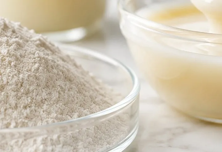 Food-grade xanthan gum product presentation