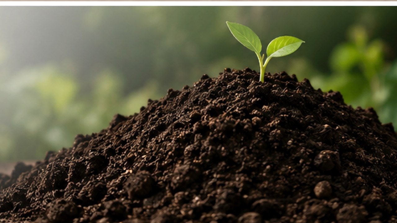 Organic fertilizer and soil product presentation