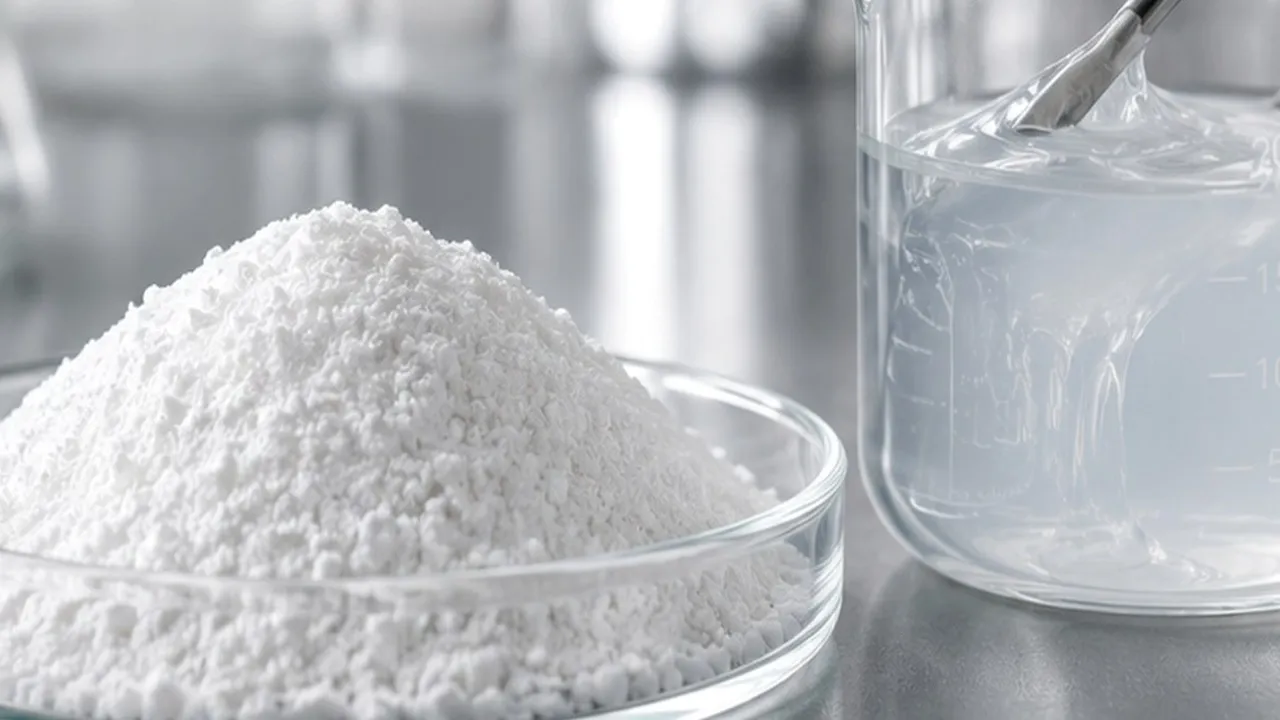 Industrial-grade xanthan gum product presentation